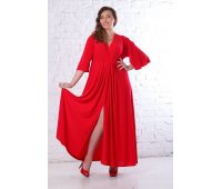 красное свадебное платье для полных женщин